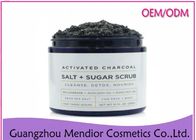 Activated Charcoal Essential Oil Body Scrub , Deep Cleansing Strong Body Scrub