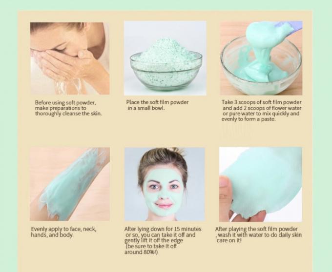 Herbal Mint Mask Face Powder , Whitening Essential Oil Origins Powder Mask