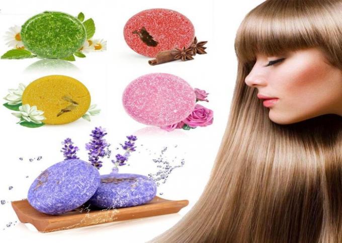 Natural Fragrance Pure Lavender Bath Soap , Hair Shampoo Mild Natural Soap