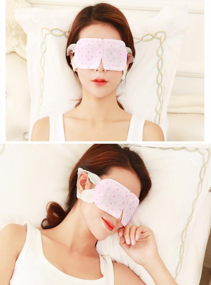 Hot Steam Floral  Eye Patch Mask Activated Carbon Ingredients For Releasing Eyes
