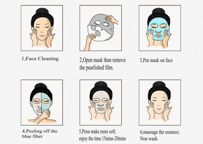 Aloe Silk Natural Face Masks Sheet Firming / Repair / Moisturizing For Dry Skin