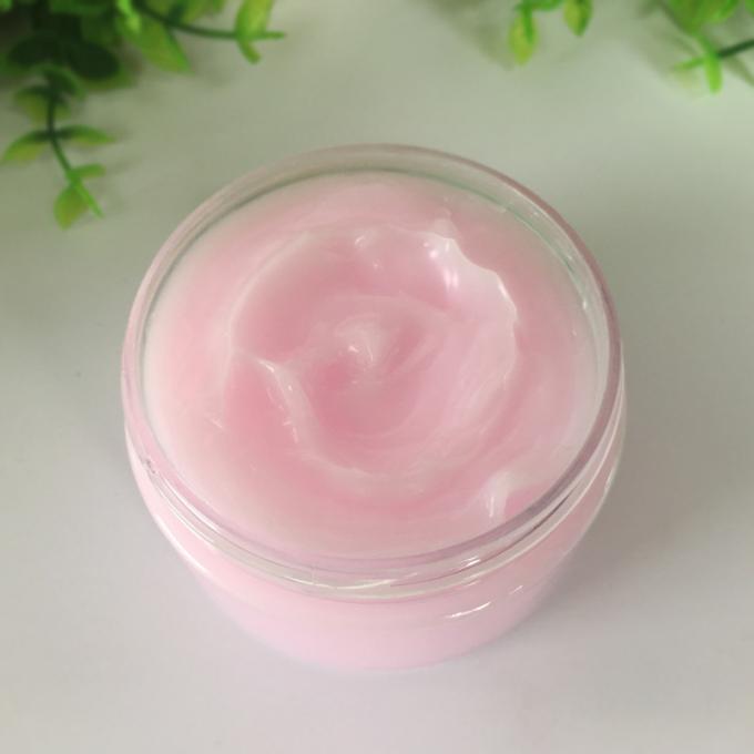 Pink Rose Extract Natural Face Cream For Sensitive / Dry Skin 100G Weight