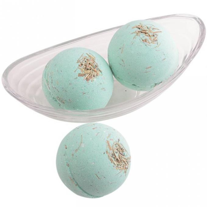 Green Tea Dissolving Bath Balls , Blackhead Remover Aromatherapy Bath Bombs