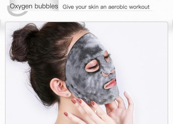 Purifying Bubble Blackhead Removal Mask Anti Pimples Black Color Fresh Scent
