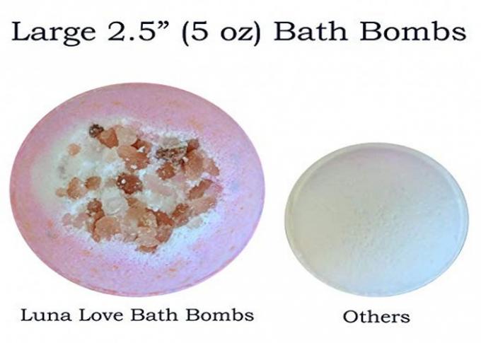 12 Extra Large 5 Oz Vegan Bath Bombs For Women , Mom , Girls , Teens