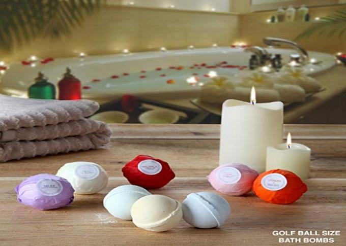 Organic Lush Spa Bath Fizz Balls For Women , Mom , Girls And Teens