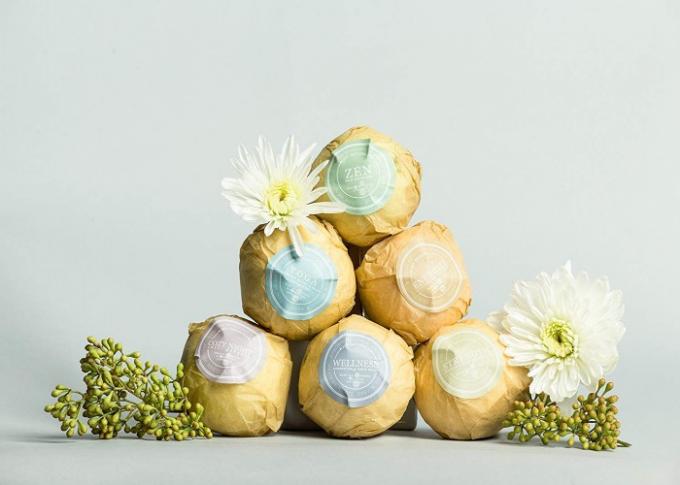 Handmade Bath Fizz Balls Natural Shea Butter For Moisturizing Dry Skin Aromatherapy Relaxation
